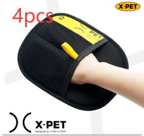 Cat Hair Cleaner Cat Hair Removal And Adsorption Artifact Hair Brush (Option: Black Large size-4PCS)