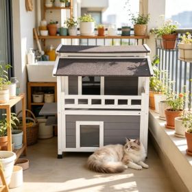 Heated Cat House for Outdoor (Option: default title)