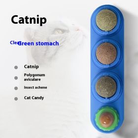 Catnip Ball Self-Hi Toy Supplies (Option: blue Three in one bag)