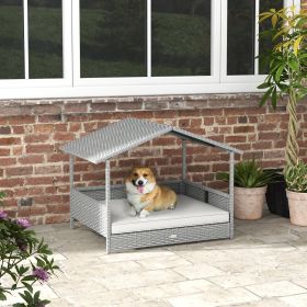 Dog House Outdoor with Canopy (Option: Cream White-820x200x700 mm)
