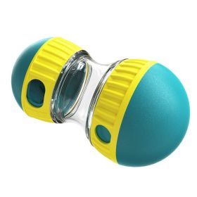 Dog Puzzle Toy, Adjustable Treat Dispensing Ball Food Dispenser Tough Slow Feeder Puppy Enrichment Training Toy Pet Interactive Chase Toys For Sm (Option: Green)